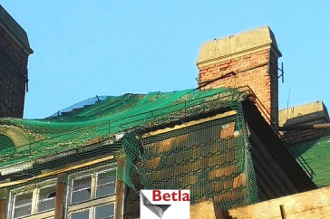  Ochronna siatka na dach - osłonowa siatka zabezpieczająca 